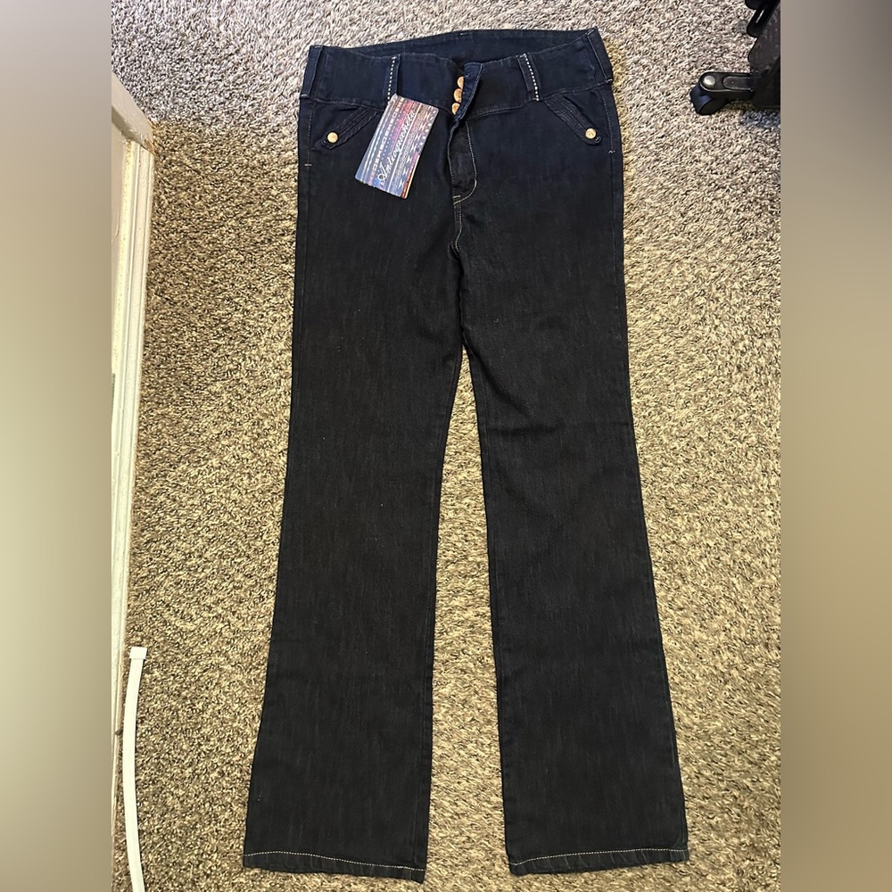 LA ANTIOQUEÑITA AUTHENTIC COLOMBIAN BUTT LIFTER LEVANTA COLA JEANS COL SIZE 18